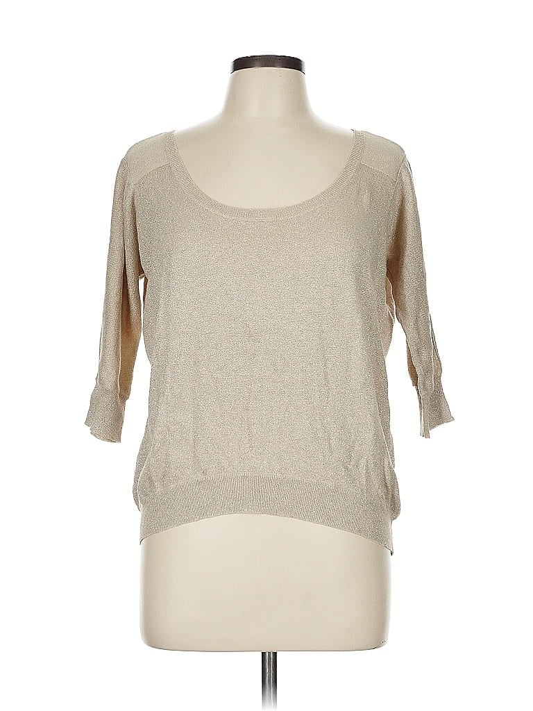 Pre-owned Patterson J. Kincaid Pullover Sweater In Brown