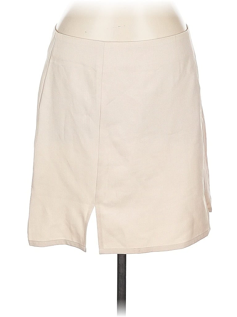 Pre-owned Nasty Gal Inc. Casual Skirt In White