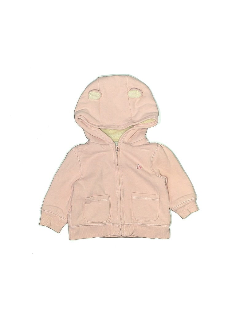 Baby Gap Pink Zip Up Hoodie Size 3-6 mo - photo 1