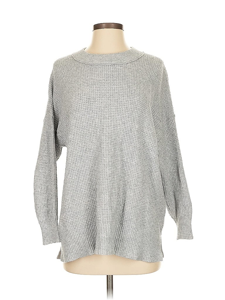Pre-owned Aerie Pullover Sweater In Silver