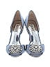 Badgley Mischka Blue Gray Heels Size 7 1/2 - photo 2