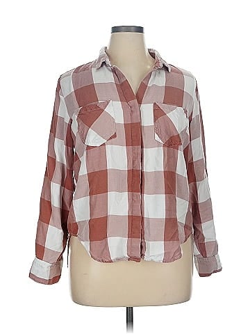 Velvet Heart 3/4 Sleeve Button-Down Shirt (view 1)