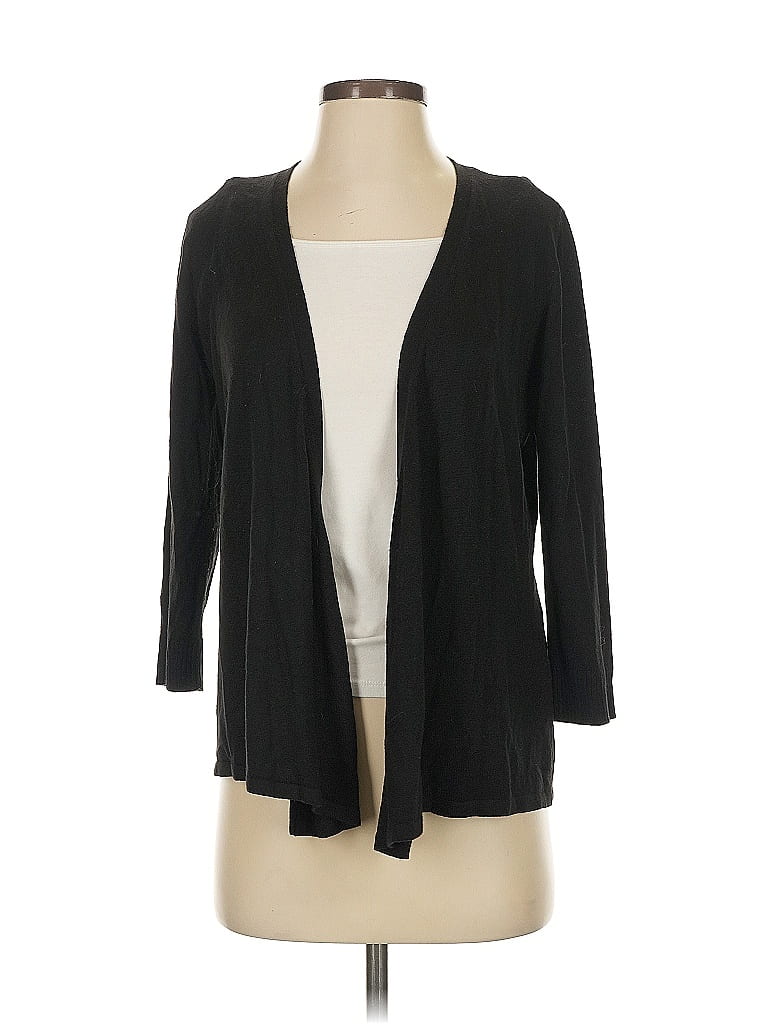 Pre-owned Chico's Cardigan Sweater In Black