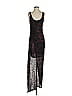 Halston Heritage Graphic Black Cocktail Dress Size S - photo 1