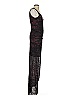 Halston Heritage Graphic Black Cocktail Dress Size S - photo 4