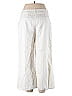 Express Stripes Ivory Linen Pants Size 12 - photo 2