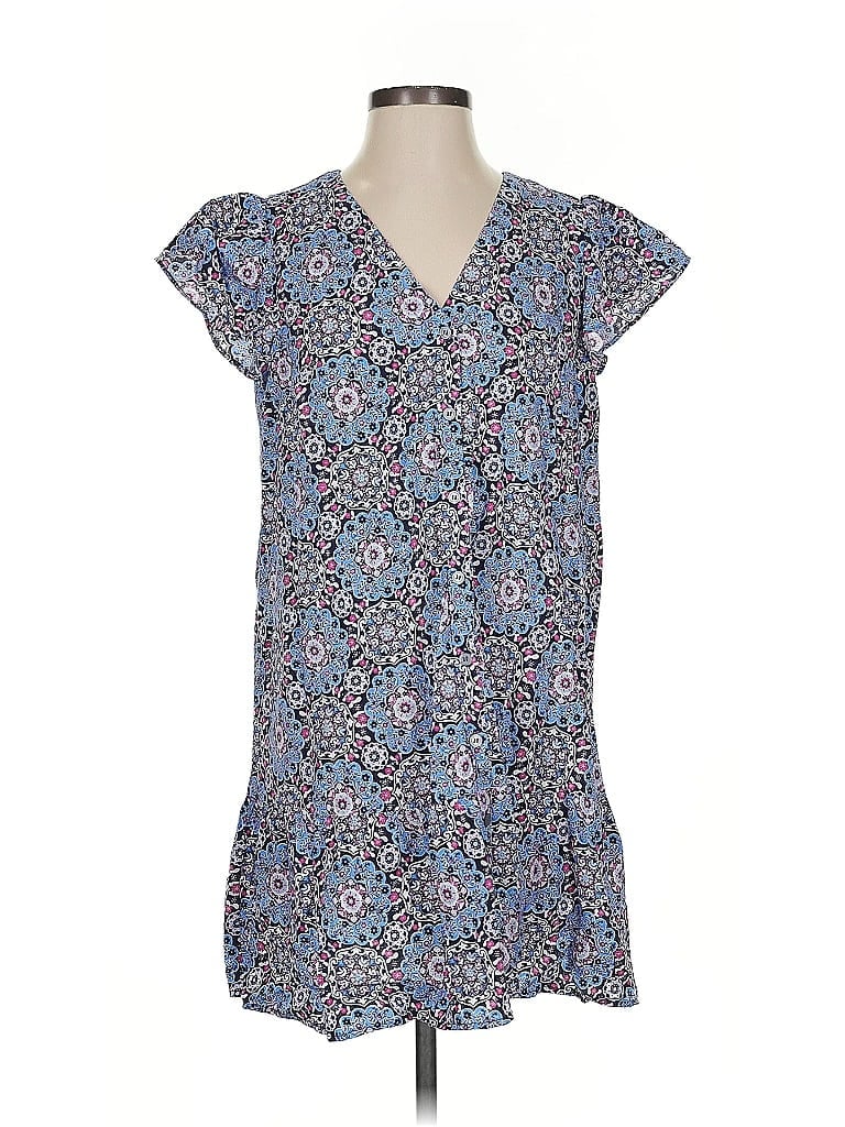 Pre-owned Ann Taylor Loft Casual Dress In Blue