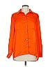 MICHAEL Michael Kors 100% Polyester Orange 3/4 Sleeve Blouse Size M - photo 1