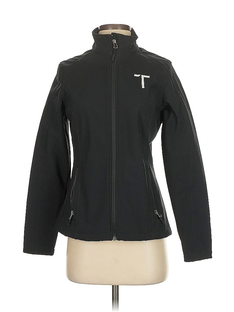 Pre-owned Port Authority Track Jacket In Black