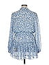 MISA Los Angeles 100% Polyester Paisley Blue Casual Dress Size XL - photo 2