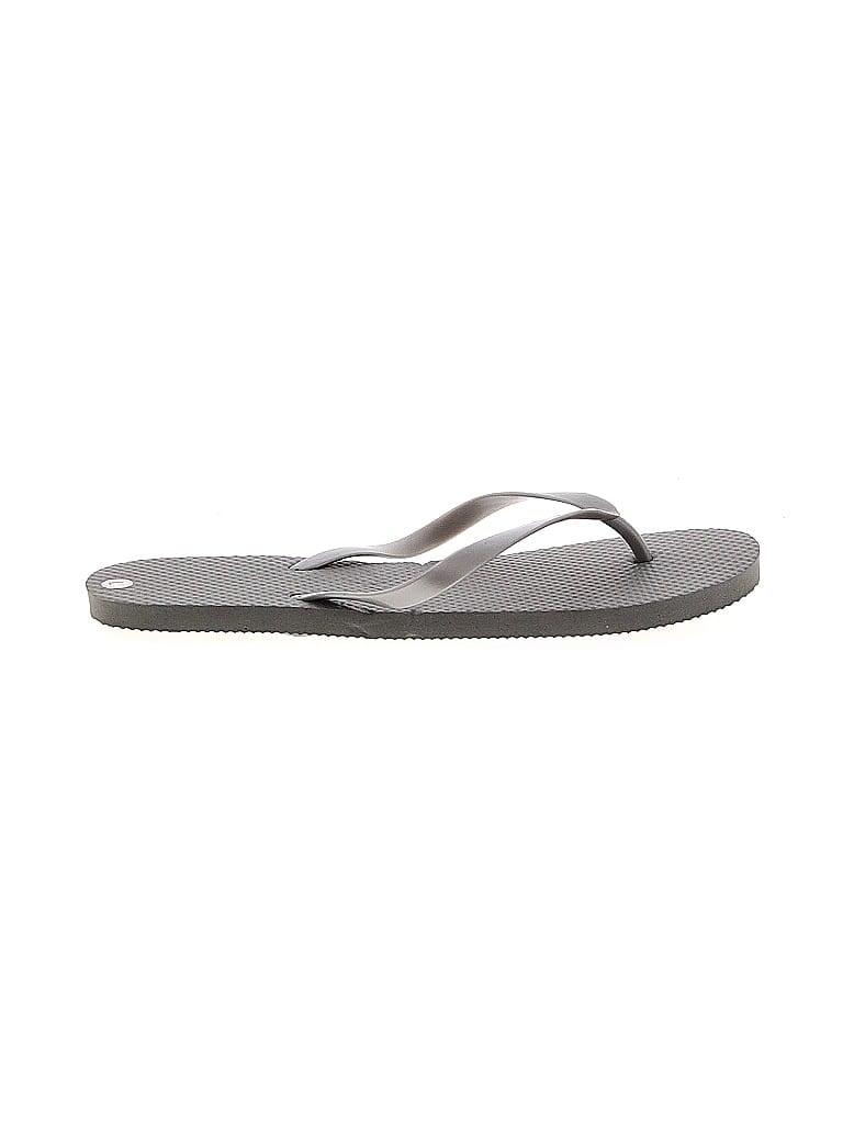 Pre-owned Unbranded Flip Flops In Gray