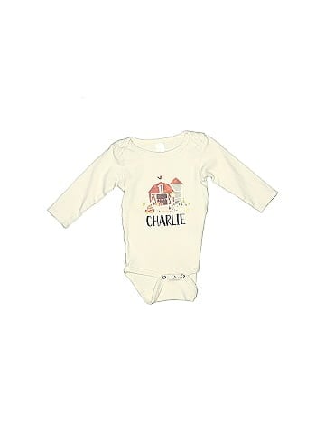 Laughing Giraffe Long Sleeve Onesie (view 1)