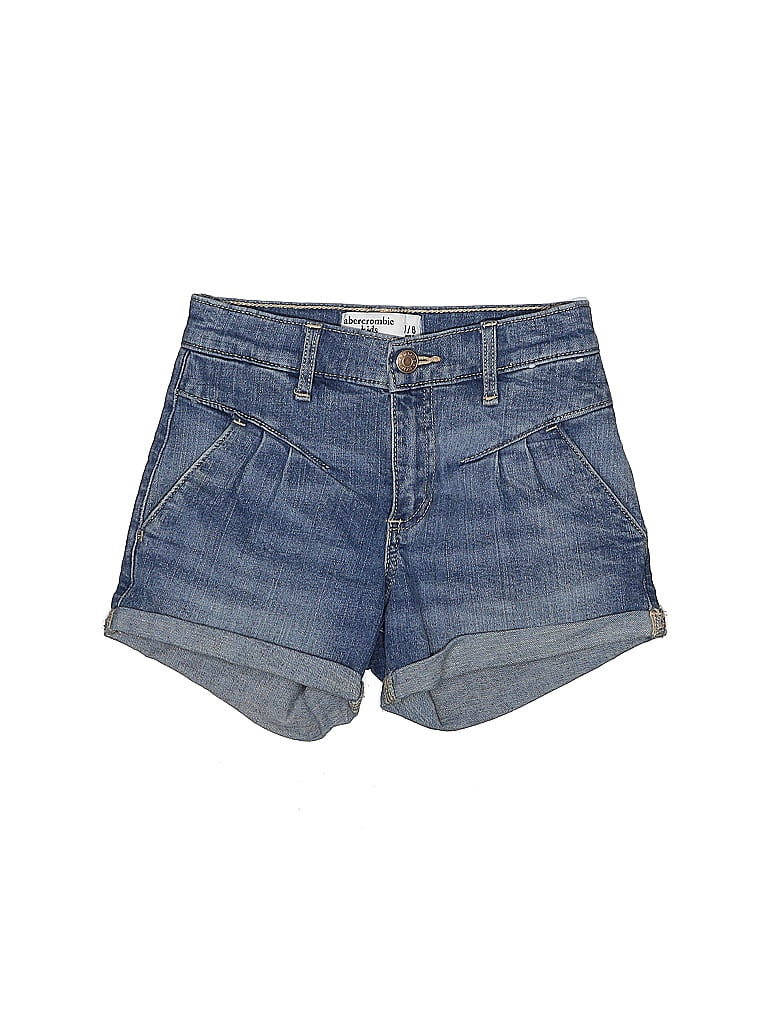 Abercrombie Blue Denim Shorts Size 7 (big kids) - photo 1