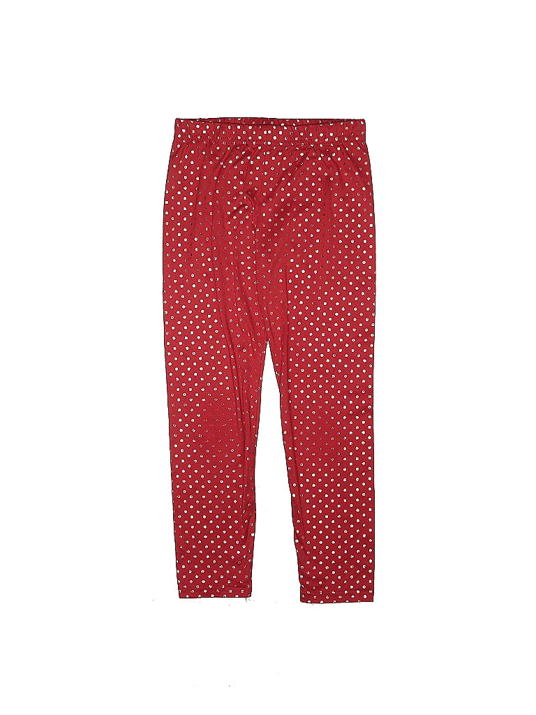 Babyfair Polka Dots Red Casual Pants Size 6X - photo 1