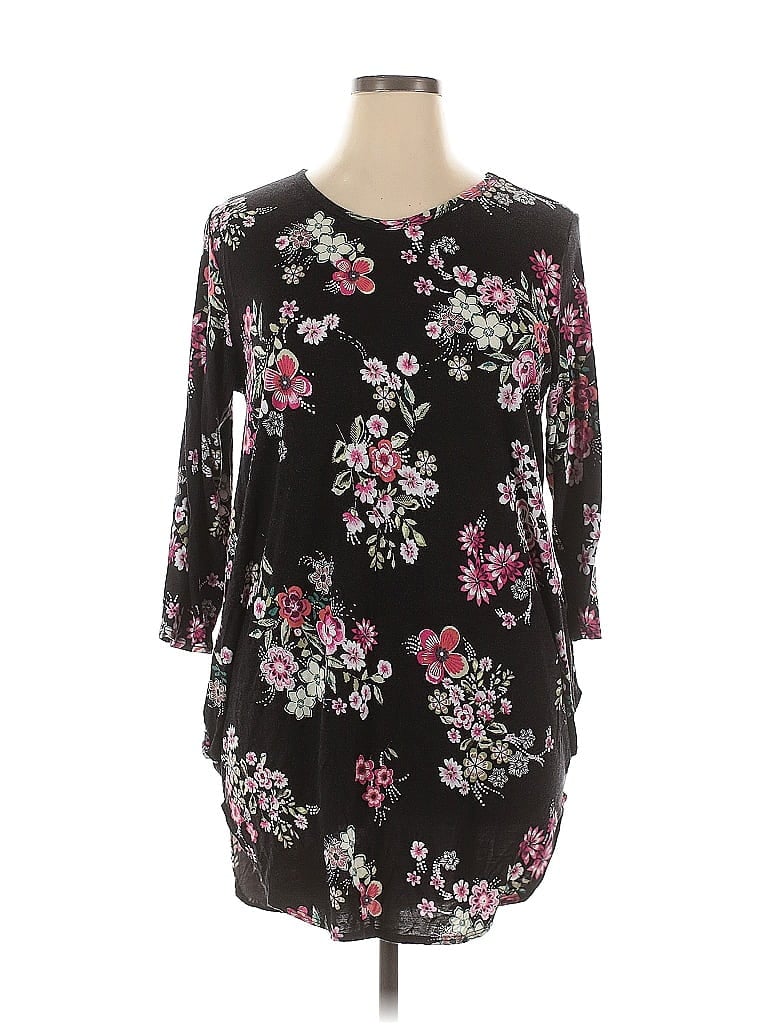 Cool Melon Black Casual Dress Size 1X - photo 1