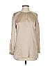 Brochu Walker Tan Long Sleeve Blouse Size P (petite) - photo 1