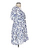 Angie 100% Rayon Paisley Blue Casual Dress Size L - photo 4