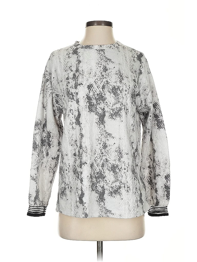 Pre-owned Isaac Mizrahi Live Sweatshirt In Gray