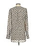 Banana Republic 100% Polyester Animal Print Ivory Kimono Size XS - photo 2