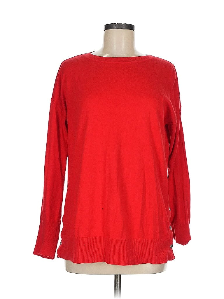 Click to view more detailed imagery on our partner's website Pre-owned Caslon Long Sleeve T-shirt In Red