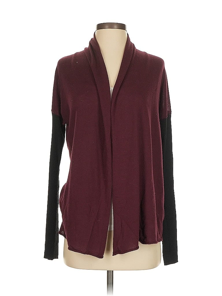 Pre-owned Apt. 9 Cardigan Sweater In Burgundy