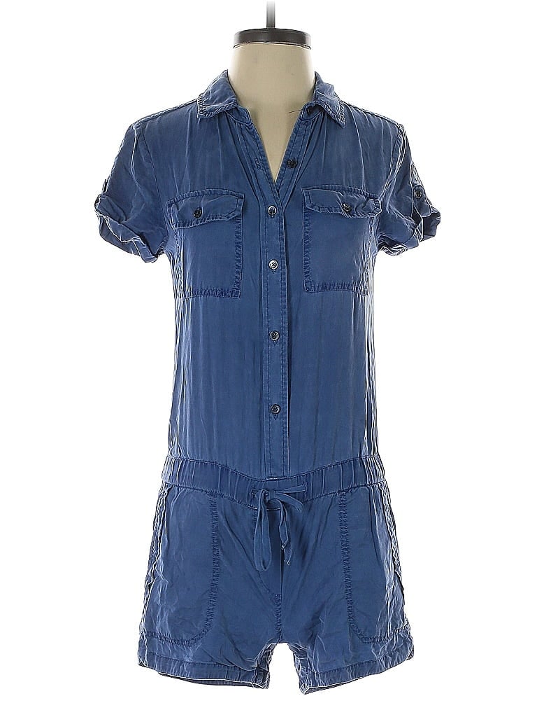 Pre-owned Vineyard Vines Romper In Blue