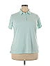 Lady Hagen 100% Polyester Teal Short Sleeve Polo Size XXL - photo 1