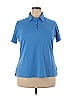 Lady Hagen 100% Polyester Blue Short Sleeve Polo Size XXL - photo 1