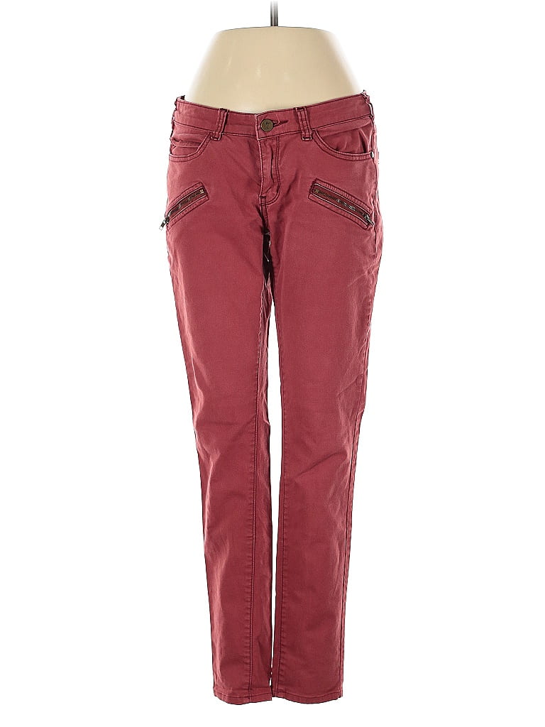 Pre-owned Pilcro And The Letterpress Casual Pants In Burgundy