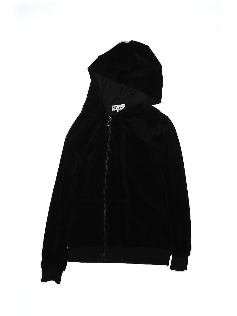 Pre-owned Assorted Brands Kids' Zip Up Hoodie In Black