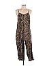 THE PEOPLE'S Animal Print Brown Jumpsuit Size M - photo 1