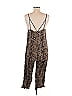 THE PEOPLE'S Animal Print Brown Jumpsuit Size M - photo 2