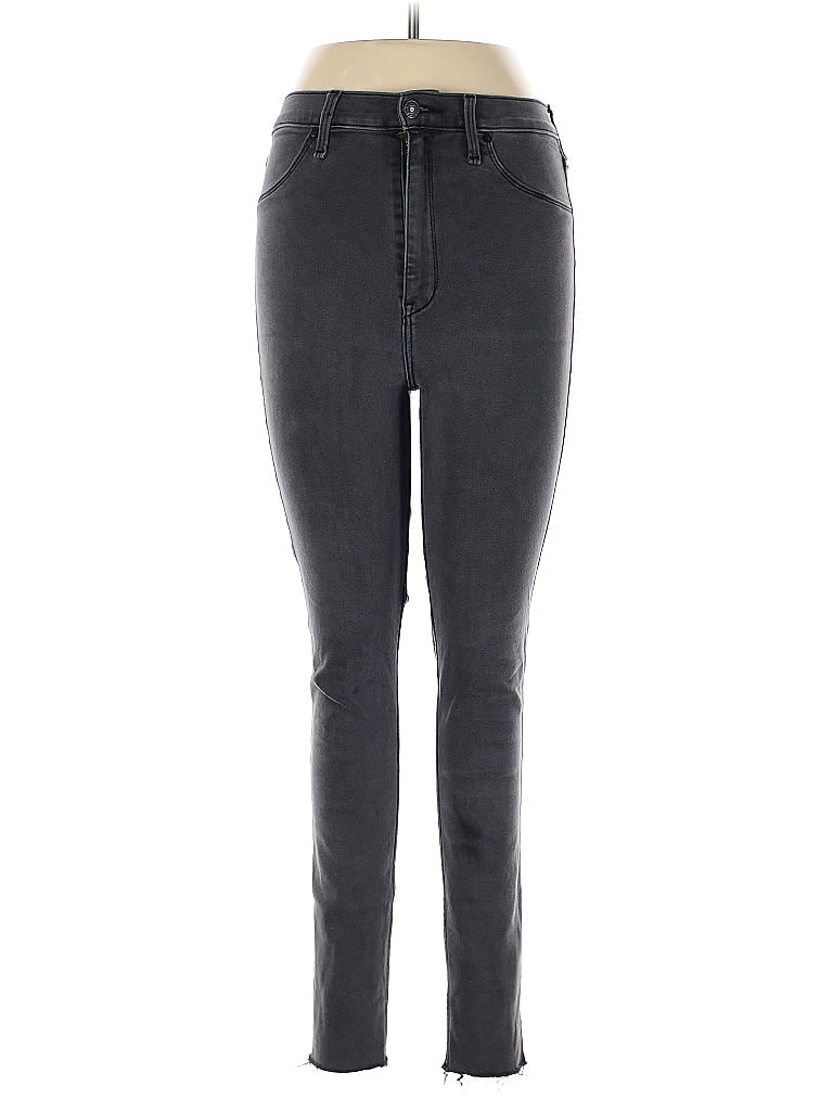 Pre-owned Abercrombie & Fitch Jeans In Gray