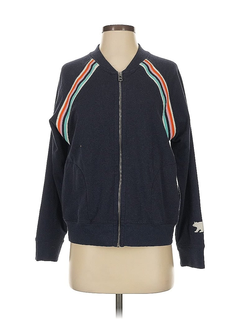 Hatley Stripes Blue Track Jacket Size S - photo 1
