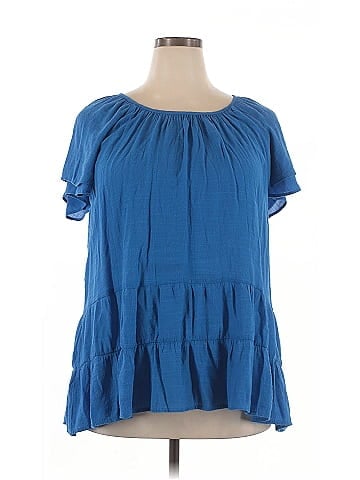 Counterparts Short Sleeve Blouse (view 1)