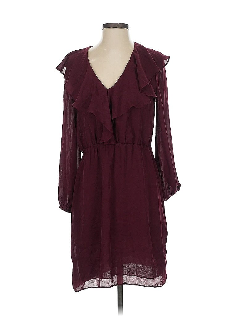 Pre-owned Amanda Uprichard Casual Dress In Burgundy