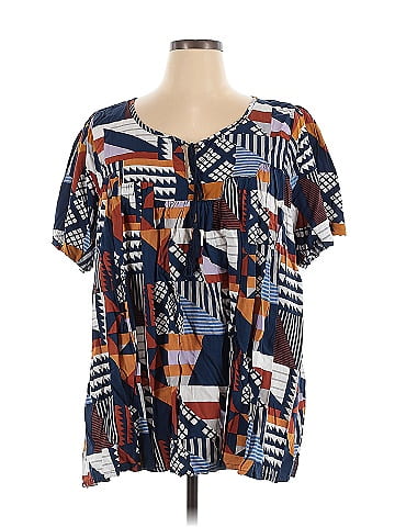 Porridge Short Sleeve Blouse (view 1)