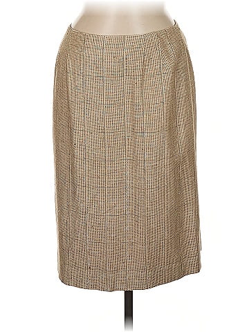 Linda Allard Ellen Tracy Silk Skirt (view 1)
