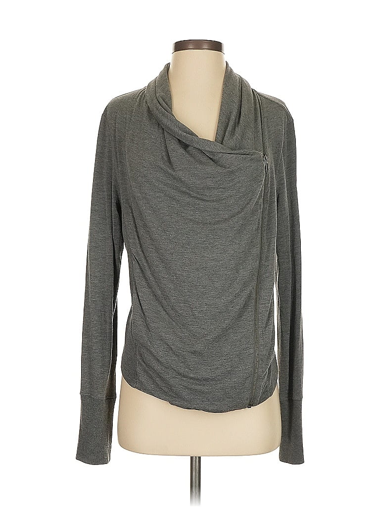 Pre-owned Caslon Cardigan Sweater In Gray