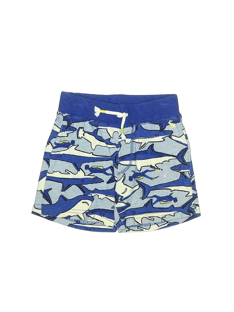 Joules 100% Cotton Print Blue Shorts Size 3 - photo 1