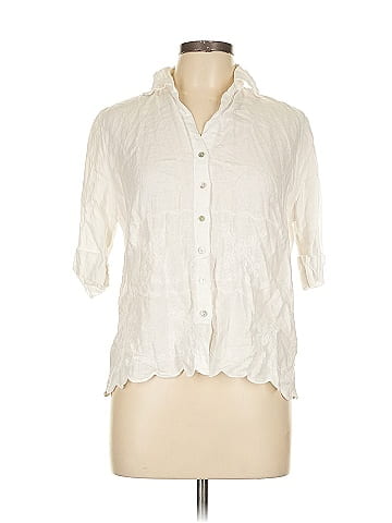 Johnny Was 3/4 Sleeve Button-Down Shirt (view 1)
