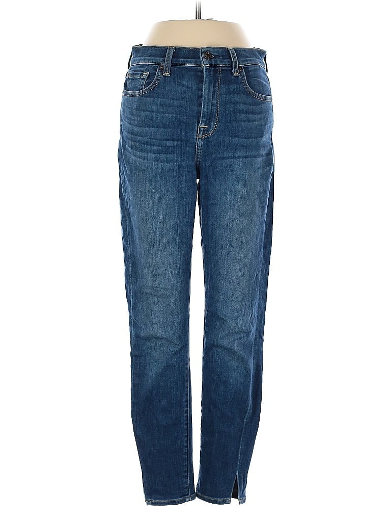 Pre-owned 7 For All Mankind Jeans In Blue