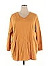 Ellos Orange Pullover Sweater Size 2X - photo 1
