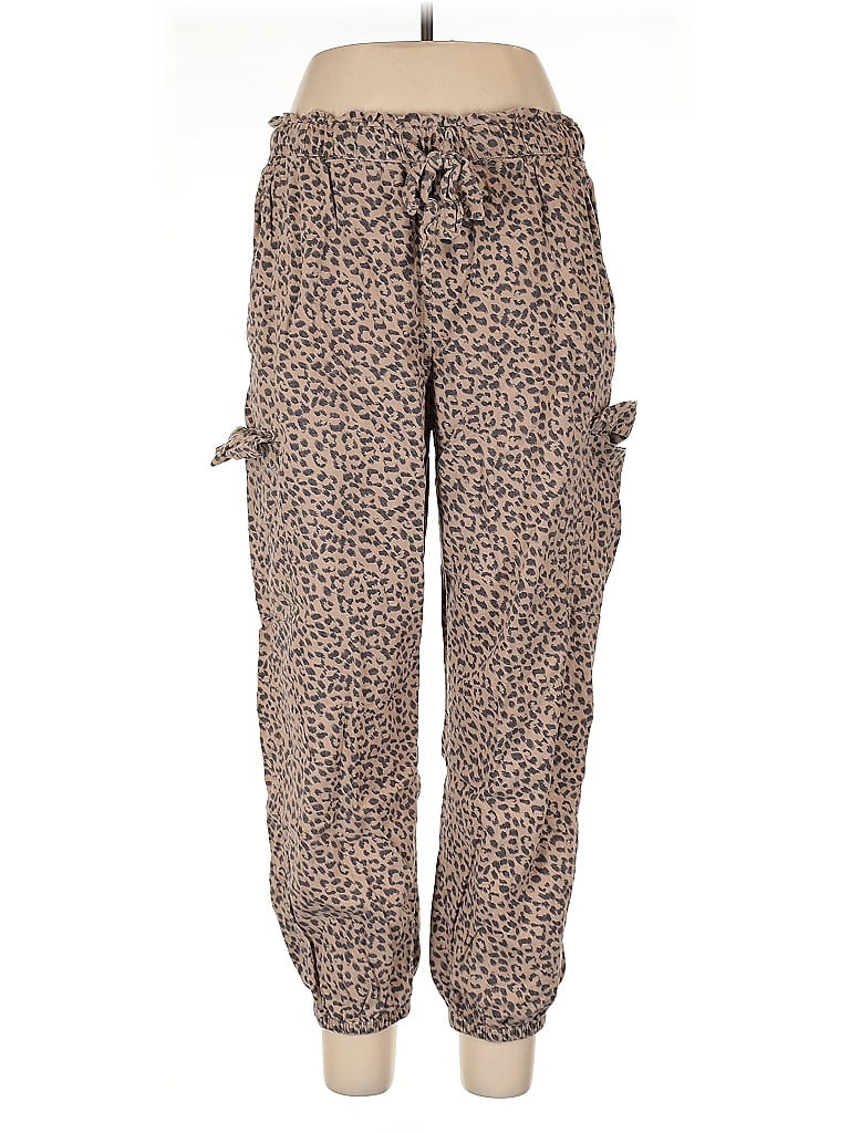 Animale crop linen pants Medium