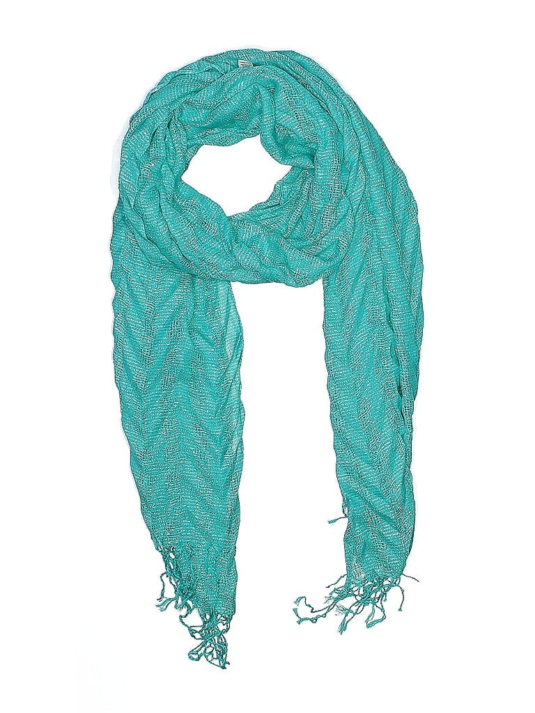 Pre-owned Assorted Brands Scarf In Blue