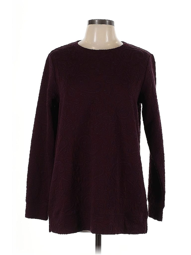 Click to view more detailed imagery on our partner's website Pre-owned Lands' End Pullover Sweater In Burgundy