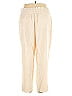 Ann Taylor Factory Solid Ivory Casual Pants Size XL - photo 2