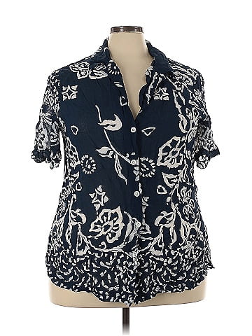 Carole Little Short Sleeve Blouse (view 1)