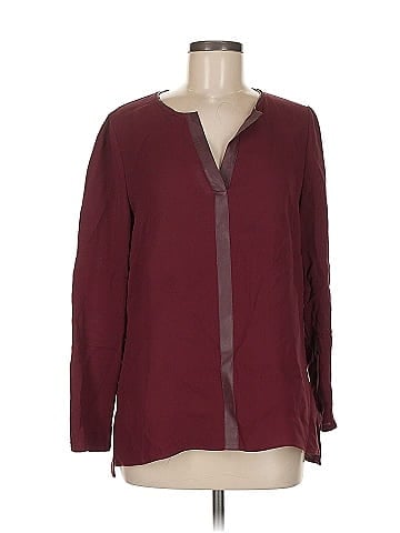 Lafayette 148 New York Long Sleeve Silk Top (view 1)