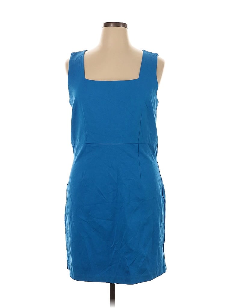 Pre-owned Halogen Casual Dress In Blue